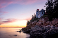 Bass Harbor Lighthouse at Dusk